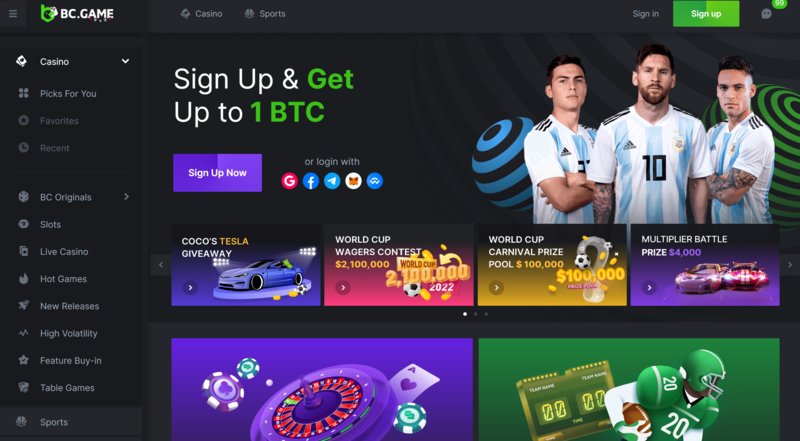 Découverte de BC Game Casino FR Un Monde de Jeux et de Gain